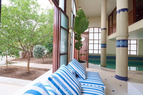 Indoor pool, a heated pool