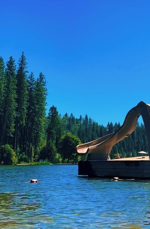 TH Lake provides water slides, snack shack, diving board, fishing & more!