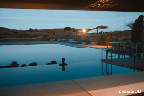 Indoor pool, outdoor pool