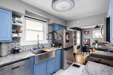 A kitchen with new Kitchenaid appliances and tools to make any chef happy