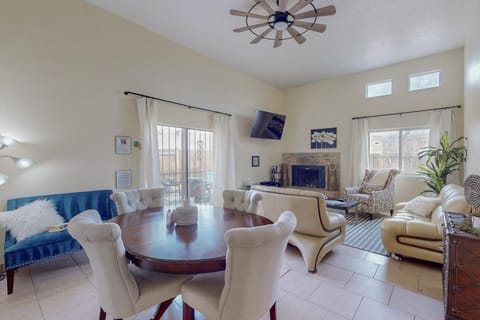 Dining and open living area