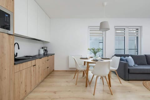 Kitchenette with a toaster