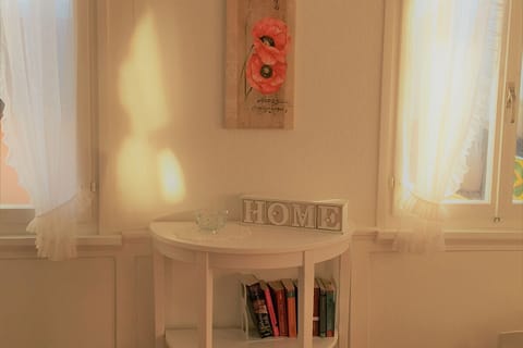 The flat is decorated with many details