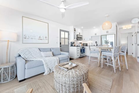 The living spaces provide ample seating options for your entire group.