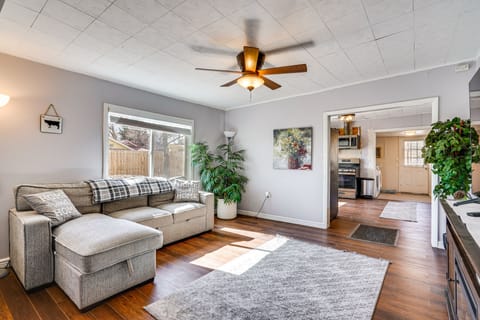 Living Room | Flat-Screen TV | Electric Fireplace