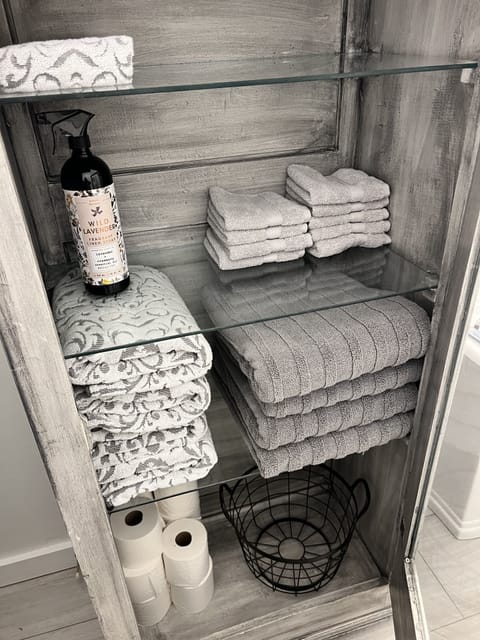 Towels, soap