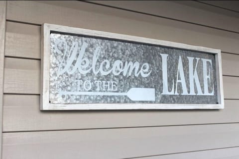 Our 'Welcome to the Lake' sign sets the tone for your aquatic adventure. Dive in, splash around, and let every moment be a celebration of sun, sand, and endless smiles.