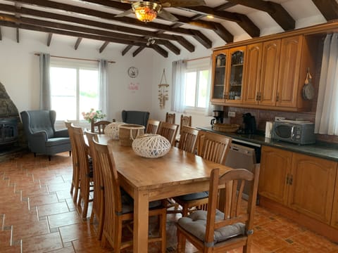 Dining area in the kitchen