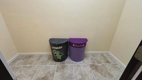 Laundry hampers for every room.