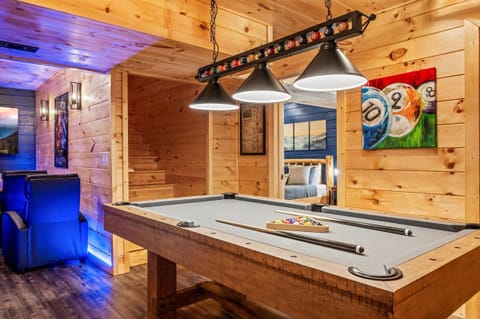 New basement is HQ for fun! Pool table, theater & 4th bedroom w/ arcade games!