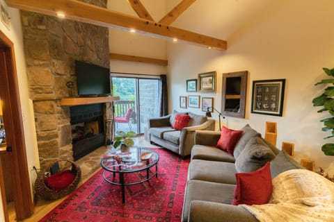 Living area | Smart TV, fireplace, foosball