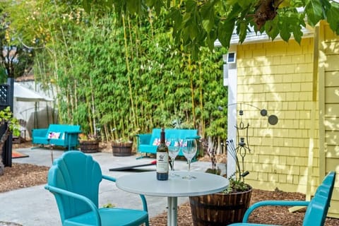 Outstanding outdoor space for relaxing, dining, and outdoor games.