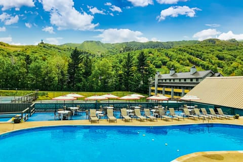 Indoor pool, a heated pool