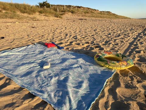 On the beach