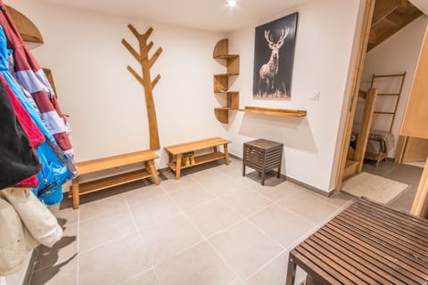 Chalet 75 boot room.