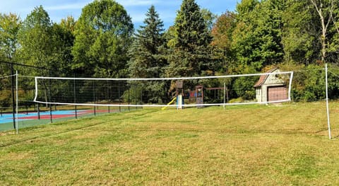 Stay active and make memories on our private volleyball court.