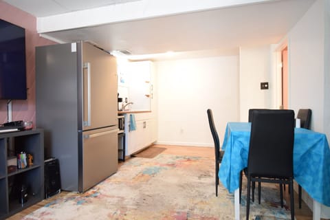 Big refrigerator. Ideal for extended stay guests.