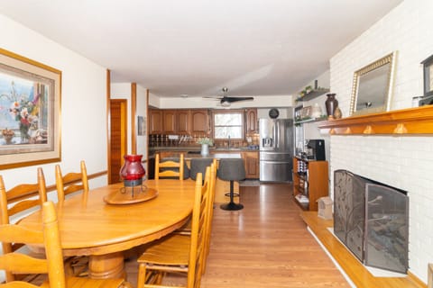 Spacious dining area