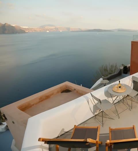 Sea view from our terrace. The photo was taken before the renovation works.