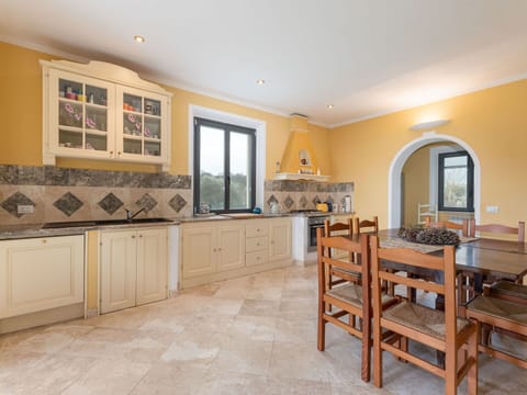 Cabinetry, Furniture, Building, Countertop, Window, Wood, Interior Design, Kitchen, House, Wood Stain