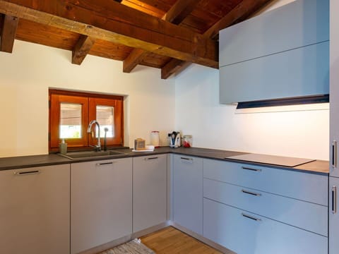 Cabinetry, Countertop, Property, Furniture, Sink, Wood, Tap, Interior Design, Kitchen, Flooring