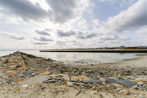 On the beach