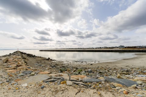 On the beach