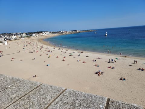 On the beach