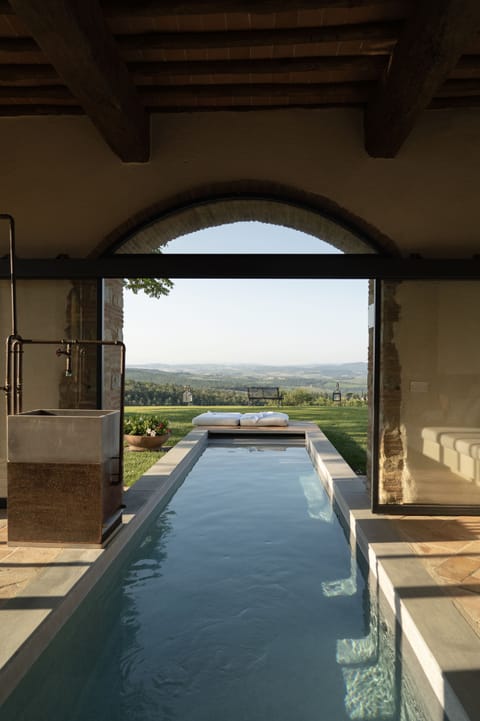 Indoor pool, outdoor pool