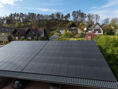 Cloud, Sky, Property, Building, Solar Power, Solar Energy, Plant, Tree, Window