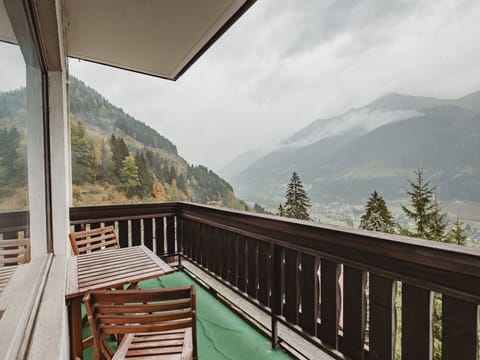 Sky, Cloud, Property, Mountain, Building, Wood, Tree, Porch, House, Fence