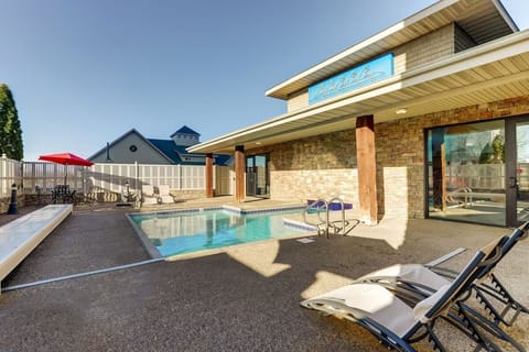 Indoor pool, a heated pool