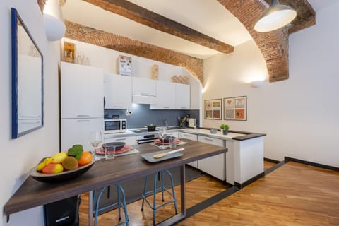 Kitchen and dining area