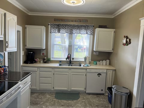 Fully stocked kitchen