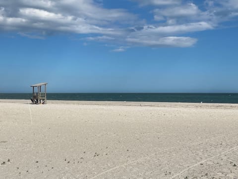 Sun loungers, beach towels