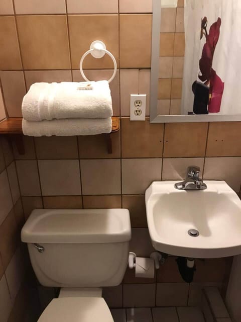 Towels, soap, toilet paper