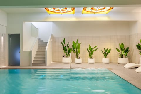 Indoor pool, a heated pool