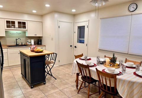 Kitchen Island with Stools and Dining Table!