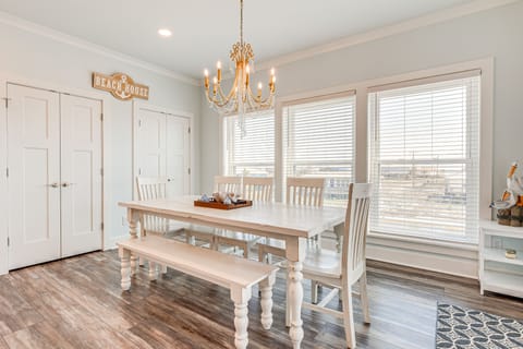 Dining Area | Main Level | Central A/C & Heating