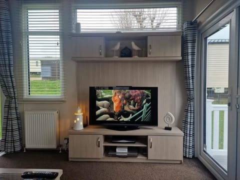 TV, fireplace, stereo