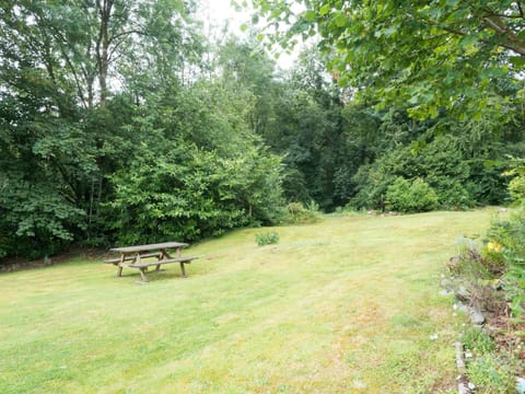 Garden with picnic bench