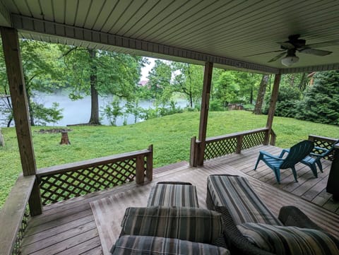 Back porch view of the river