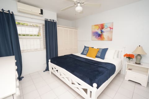 2 bedrooms, in-room safe, iron/ironing board, WiFi