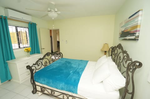 2 bedrooms, in-room safe, iron/ironing board, WiFi