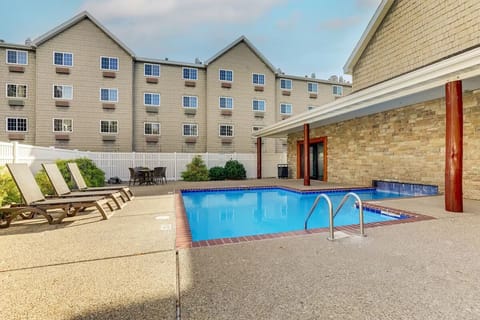 Indoor pool, a heated pool