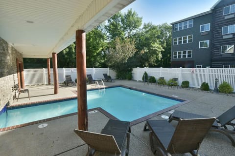 Indoor pool, a heated pool