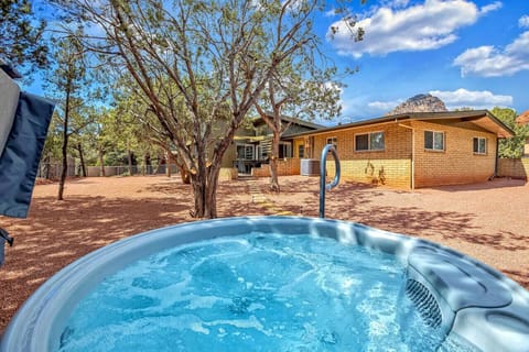 Private Hot Tub in Backyard
