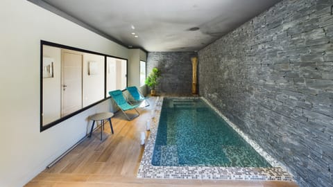 Indoor pool, a heated pool