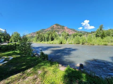 Views of the river and Redstone cliffs from your private riverside nesting spot.