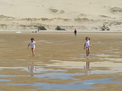 On the beach